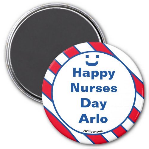 Happy Nurses Day Arlo Smile Fun Magnet