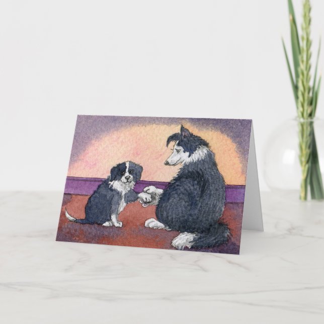 Happy Nurses Day dog and pup CARD (Front)