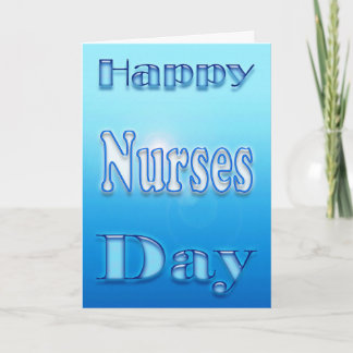 Happy Nurses Day Floral Card
