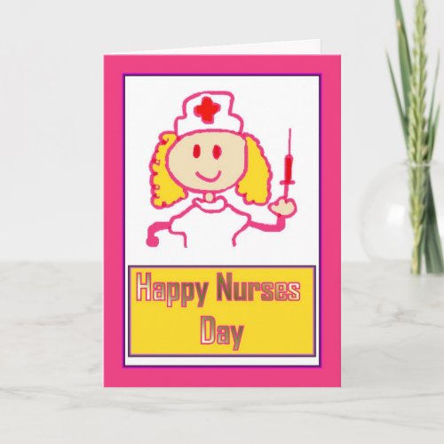 Happy Nurses Day for caring nurse Card