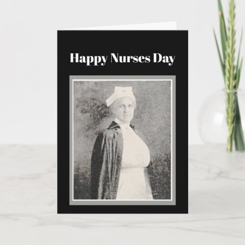 Happy Nurses Day Fun Vintage Nurse Photo Card