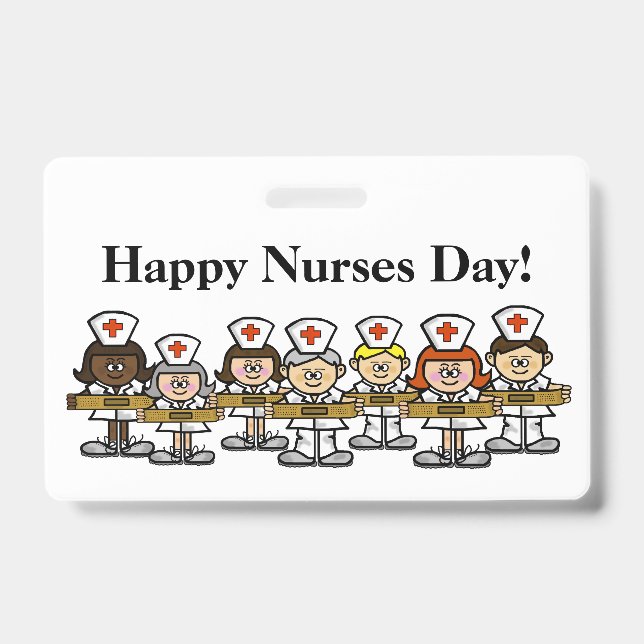Happy Nurses Day Group Badge (Front)