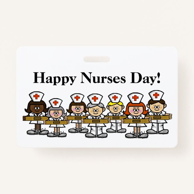 Happy Nurses Day Group Badge (Front)