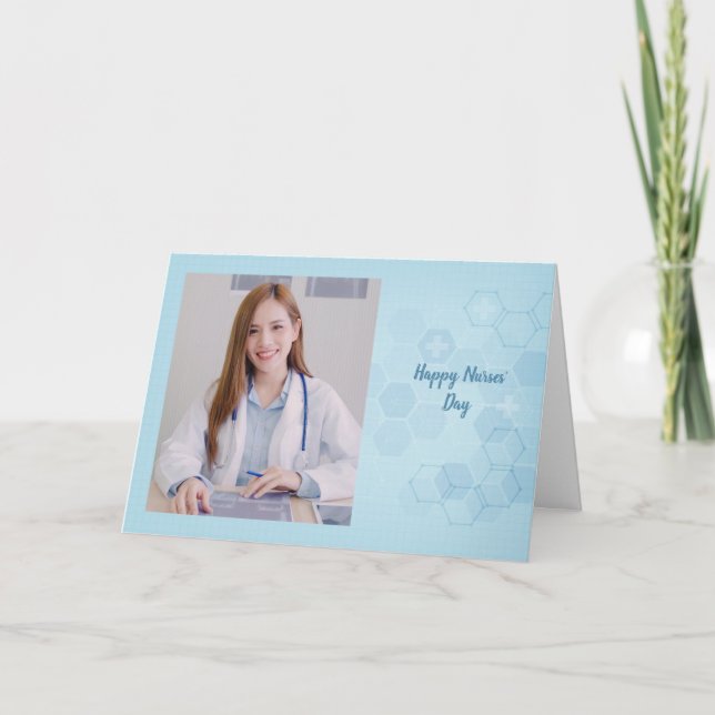Happy Nurses' Day Photo Card (Front)