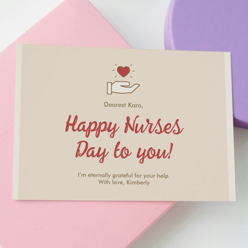 Happy Nurses Day Postcard