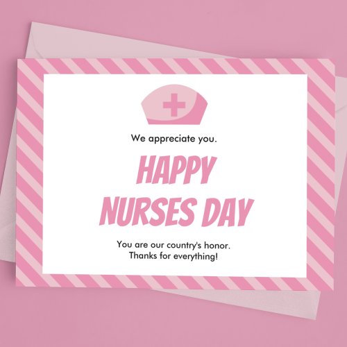 Happy Nurses Day Postcard