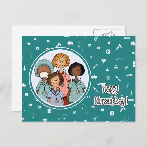 Happy Nurses Day  Postcard