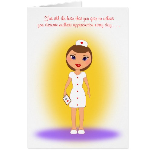 Happy Nurses Day to a Loving and Caring Nurse Card | Zazzle