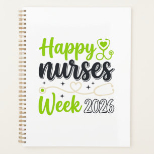 Happy Nurses Week 2026 Stethoscope Nurse Design_1 Planner