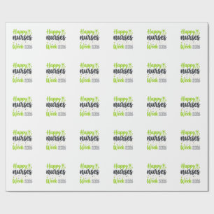 Happy Nurses Week 2026 Stethoscope Nurse Design_1 Wrapping Paper