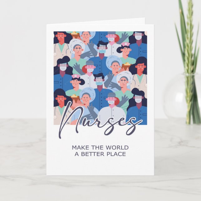 Happy Nurses Week Custom  Card (Front)