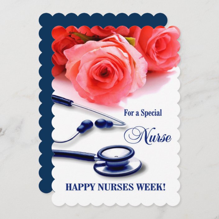 Happy Nurses Week. Customizable Greeting Cards