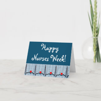 Happy Nurses Week EKG Note Card