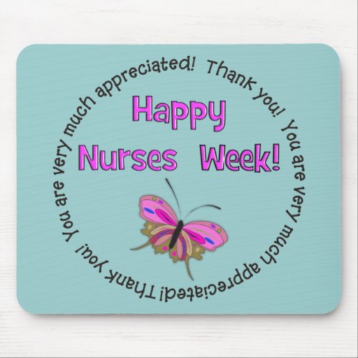 Happy Nurses Week Gifts Mouse Pad | Zazzle