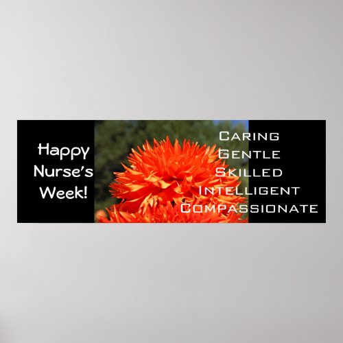 Happy Nurses Week posters Caring Compassionate