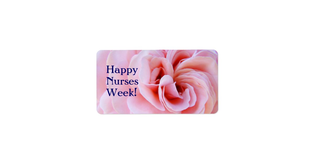 Happy nurses week labels