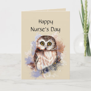Happy Nurses's Day Fun Nurses are the Night Owls Card