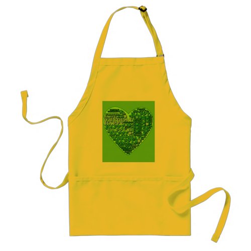 Happy OBirthday with Heart T shirts and Gifts Adult Apron