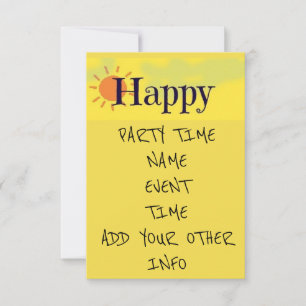 **HAPPY OCCASION** **EVENT** & **PARTY** INVITE