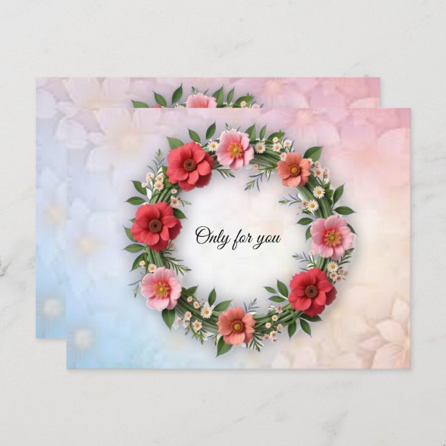 Happy occasion postcard (Front/Back)