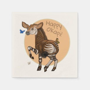 Happy Okapi! Napkins