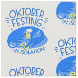 happy oktoberfest dog coronavirus fabric