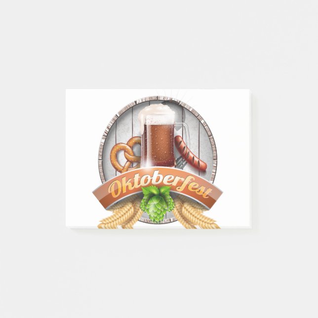 happy oktoberfest post-it notes (Front)