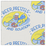 happy oktoberfest quarantine dog coronavirus fabric