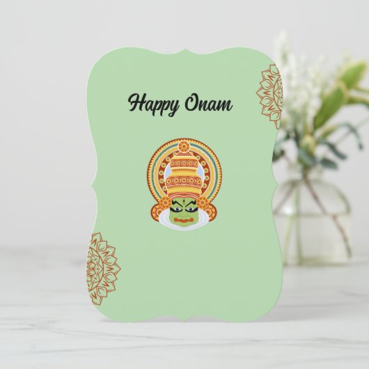 happy onam greeting (Standing Front)