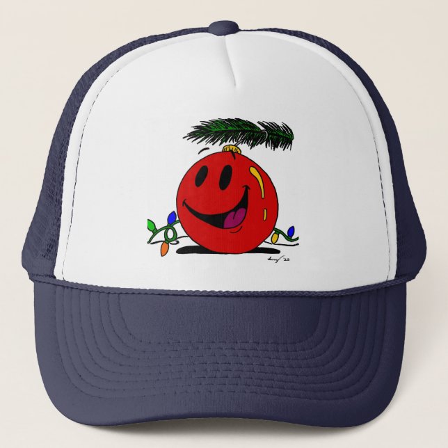 Happy Ornament Hat (Front)