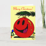 Happy Ornament "Merry Christmas" Christmas Card