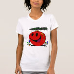 Happy Ornament Womens Casual Scoop T-Shirt