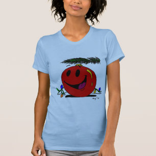 Happy Ornament Womens Jersey T-Shirt