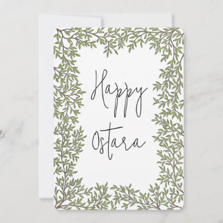 Happy Ostara Greeting Card | Hand Drawn Design
