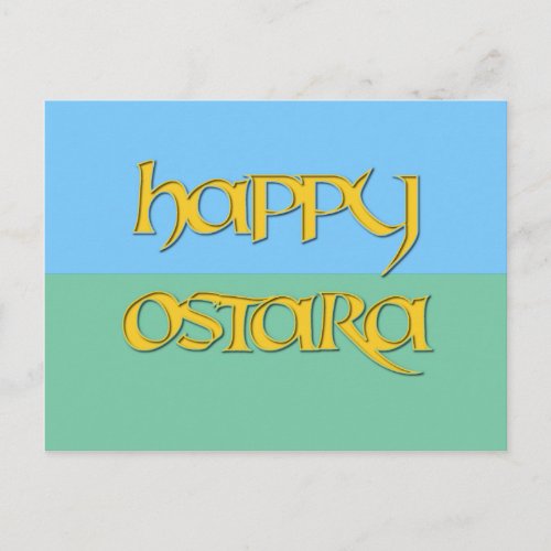 Happy Ostara Postcard