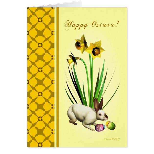 Happy Ostara - Vernal Equinox - Spring Daffodils | Zazzle