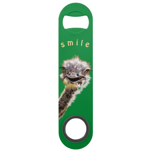 Happy Ostrich Bar Key (Front)