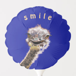 Happy Ostrich - Choose / add your colors Balloon