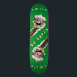 Happy Ostrich - Smile Skateboard<br><div class="desc">Happy Ostrich - Smile - Choose your color !</div>