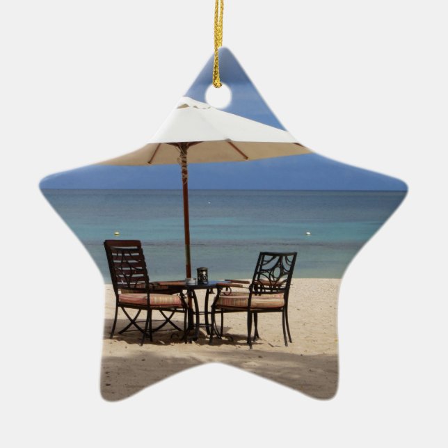 Happy Out Ceramic Ornament (Front)