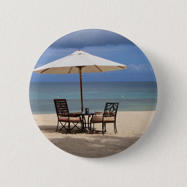 Happy Out Pinback Button (Front)