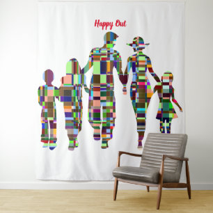 Happy Out Tapestry