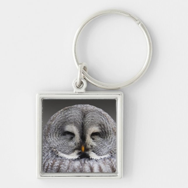 Happy owl keychain (Front)