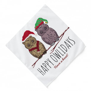 Happy Owlidays, Festive Bandana