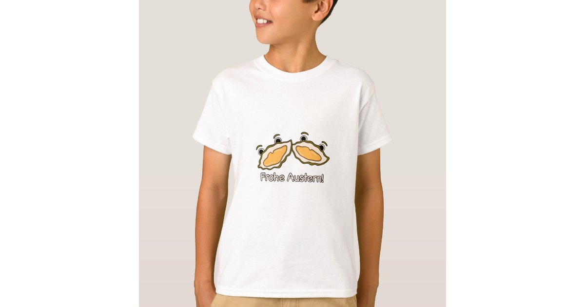 Happy Oyster German Funny Cartoon T-Shirt | Zazzle Happy Oyster German Funny Cartoon T-Shirt | Zazzle