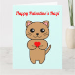 Happy Palentine's Day! - Blue Background Card