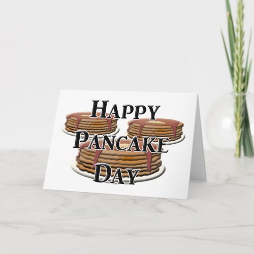 Happy Pancake Day Card