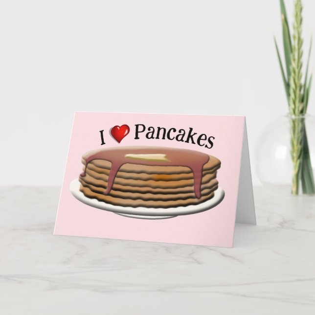 Happy  Pancake Day Card (Front)