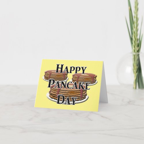 Happy Pancake Day Card