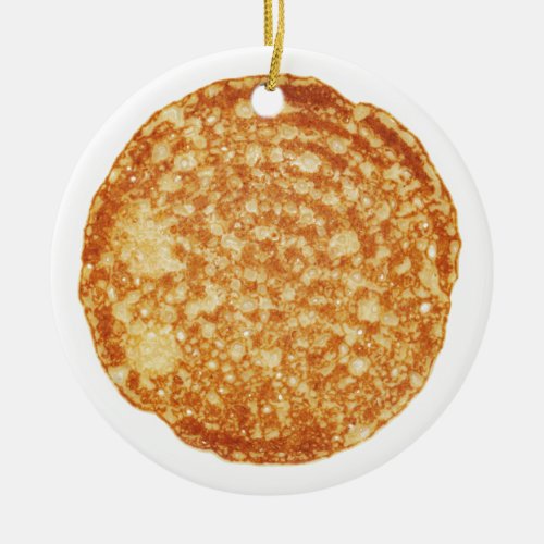 Happy Pancake Day Ceramic Ornament